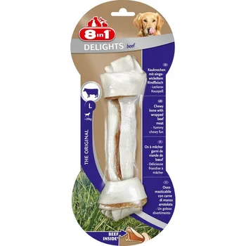 

8in1 DELIGHTS Beef L косточка с говядиной для крупных собак