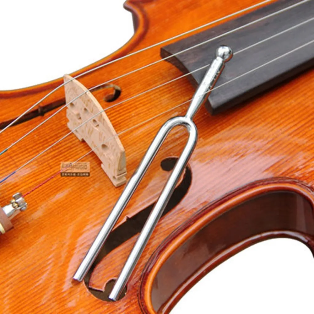 

2018 New Tunable 440Hz A Tone Stainless Steel Tuning Fork Violin Guitar Tuner Instrument Durable Musical Instruments
