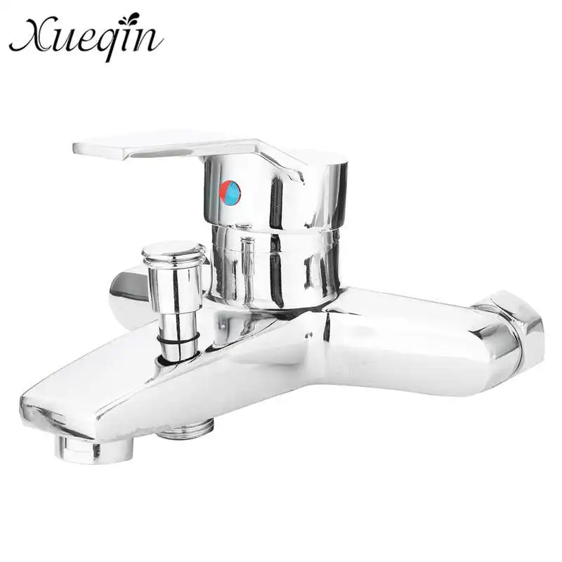 

Hot/Cold Water Wall Mounted Bathroom Faucet Bath Tub Mixer Tap Shower Faucet Chrome Finish Thermostatic Shower Mixer