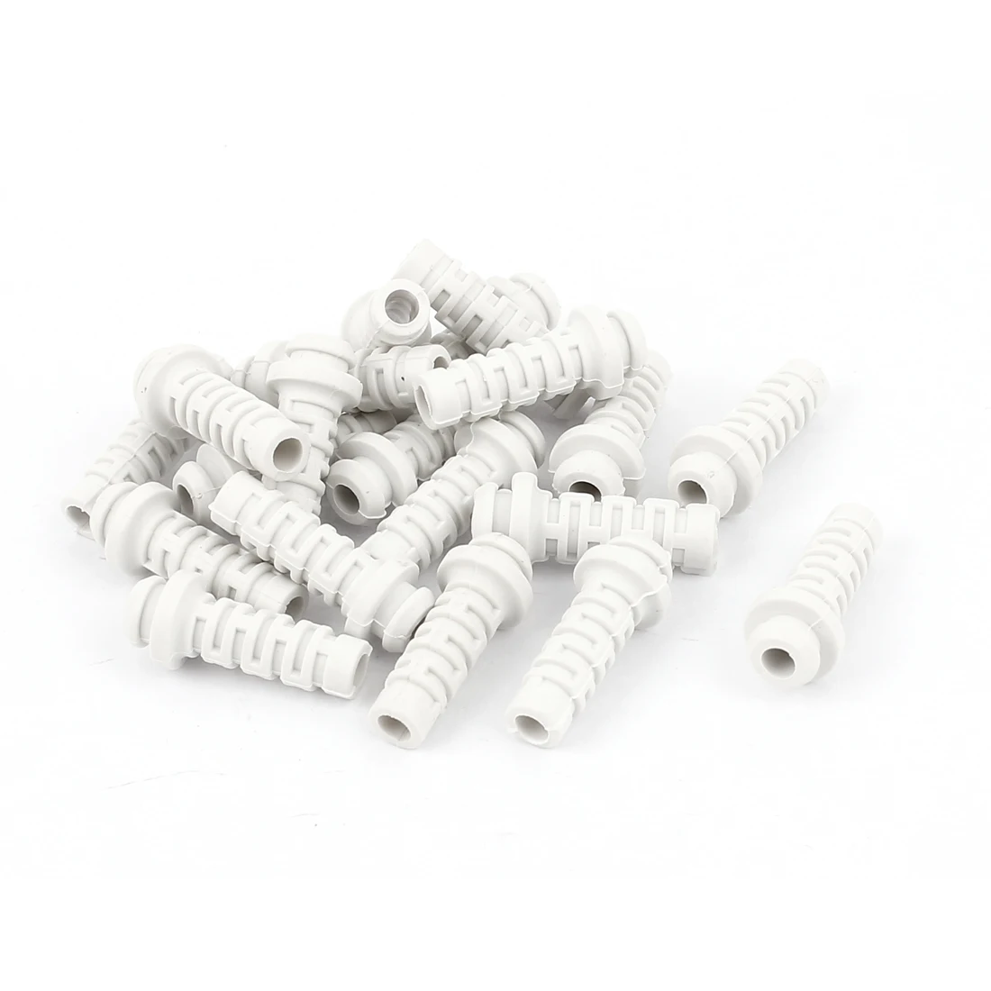 

UXCELL 20Pcs 27Mmx7mmx4mm Rubber Strain Relief Cord Boot Protector Cable Sleeve Hose For Cellphone Charger
