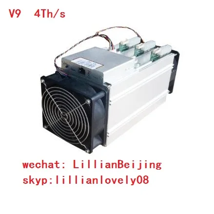 Б/у Bitmain AntMiner V9 4Th/s для btc bitcoin Mining machine Asic miner V9 4T