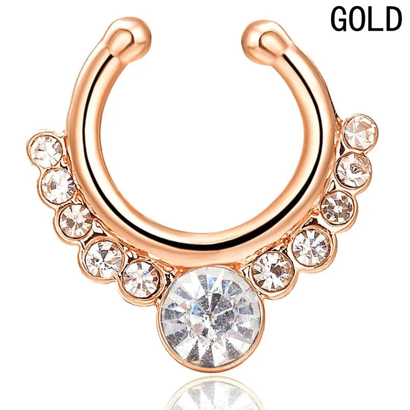 Hot Sale Piercing Nose Ring Hoop For Women Clip Body