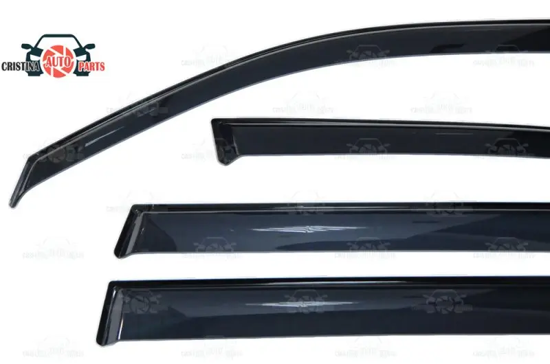 Cheap Window deflector for Nissan X Trail T31 2007 2014 rain deflector dirt protection car styling decoration accessories molding