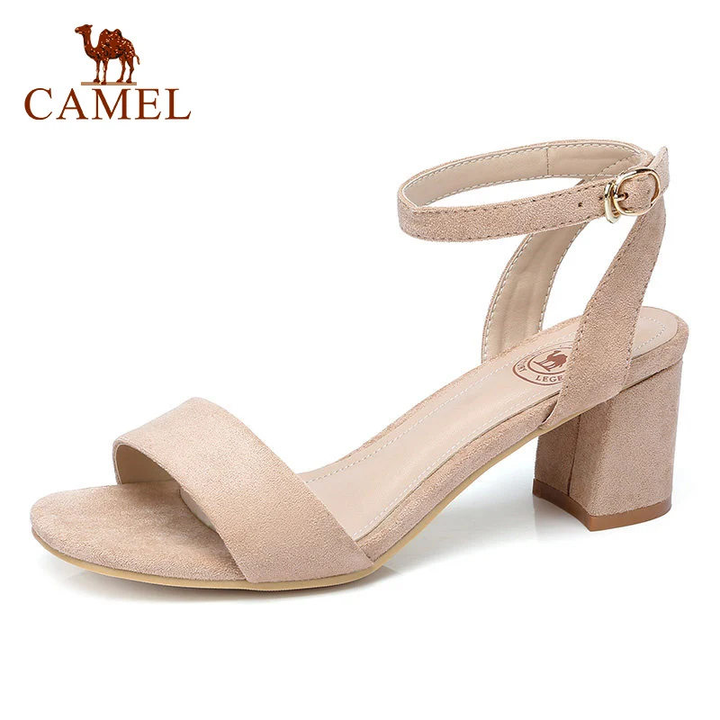 CAMEL/новые женские босоножки на высоком каблуке модные элегантные модельные туфли