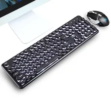 Игровая клавиатура и мышь Проводная клавиатура с подсветкой Клавиатура Россия комплект геймера 2400 точек/дюйм Бесшумная игровая мышь набор для ПК ноутбука