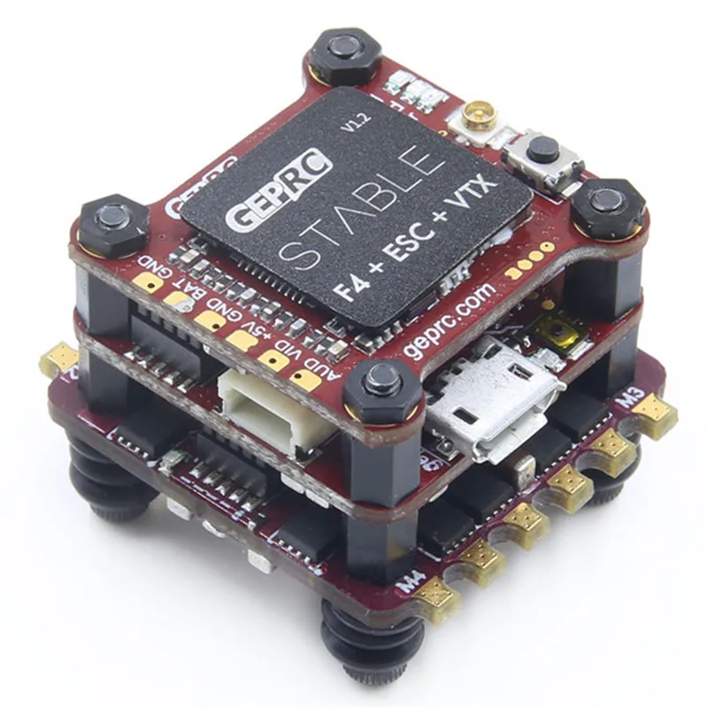 

20*20mm Geprc Stable Flytower 20A BL_S ESC & BETAFLIGHT F4 Flight Controller & 48CH 25/100/200mW VTX For RC Models Multicopter