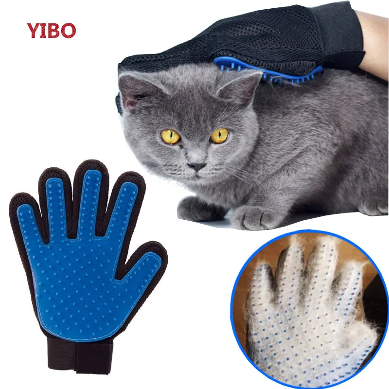 Household Cleaning Gloves Pet Bath Rubber Gloves Massage Combs Cat Dogs Hair Comb Pet Hair