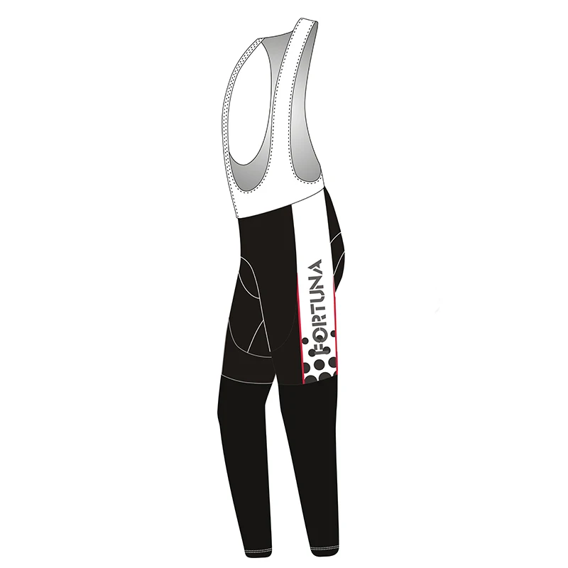 Черная Fortuna зимняя длинная мужская термо-флисовая велосипедная Джерси, одежда для велосипеда, форма для горного велосипеда, одежда для велоспорта
