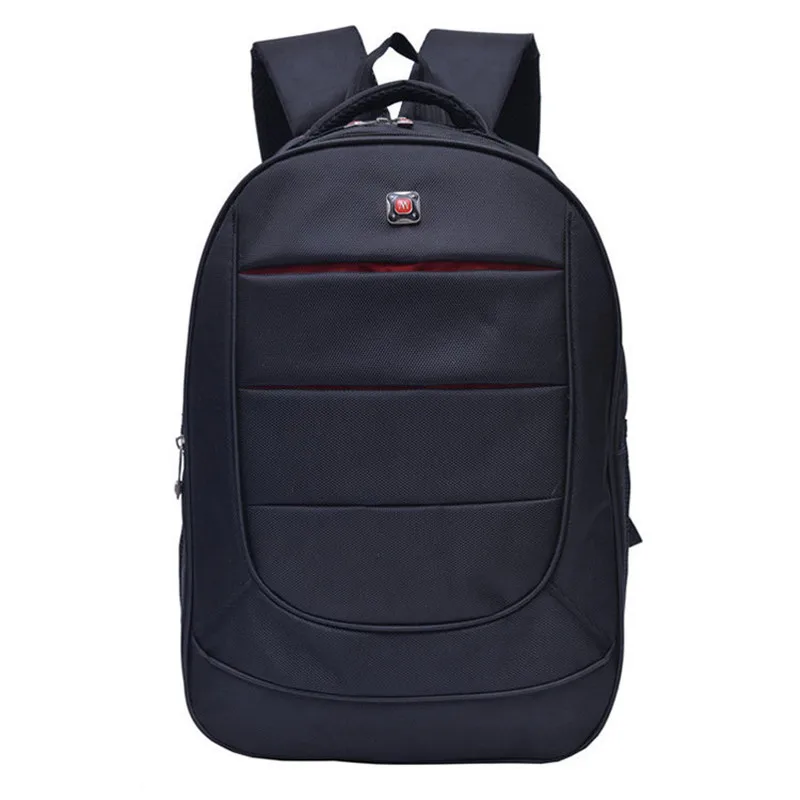 

Original Brand 15 inches Men's Black Nylon Business Laptop Backpack For Teenage School Bags Weekend Bag Durable Daypack