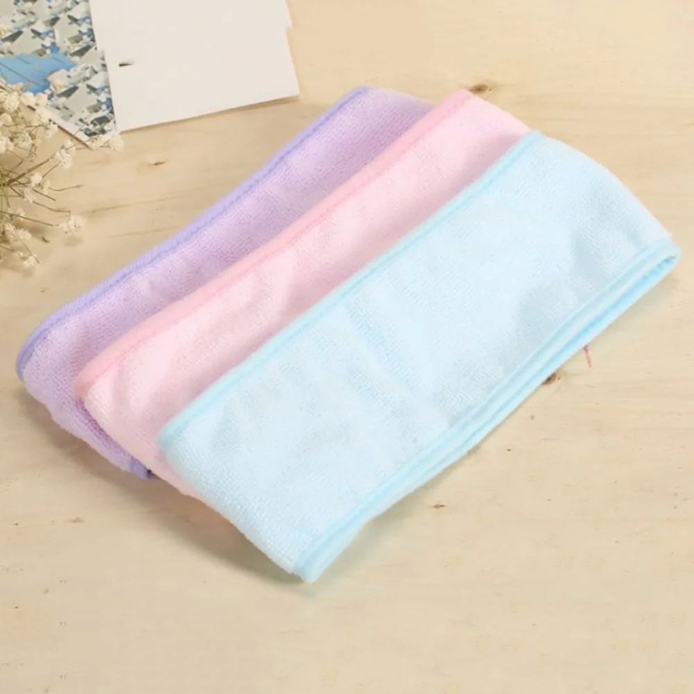 

Giraffita 1 Pc Women Ladies Spa Bath Shower Make Up Wash Face Cosmetic Headband Hair Band Accessories Solid Color Headwear