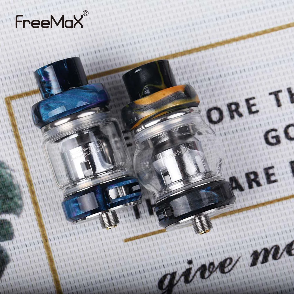 

110W Original FreeMax Mesh Pro Sub-ohm Tank 5ml Atomizer Vape With 18mm Wide Bore 810 Drip Tip For 510 Pin Box Mod Vaporizer