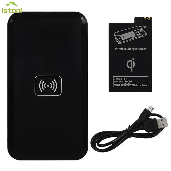 

5PCS A Whole Set Of Micro USB Charger Adapter Wireless Charging Transmitter & Receiver Set For Samsung Galaxy S4