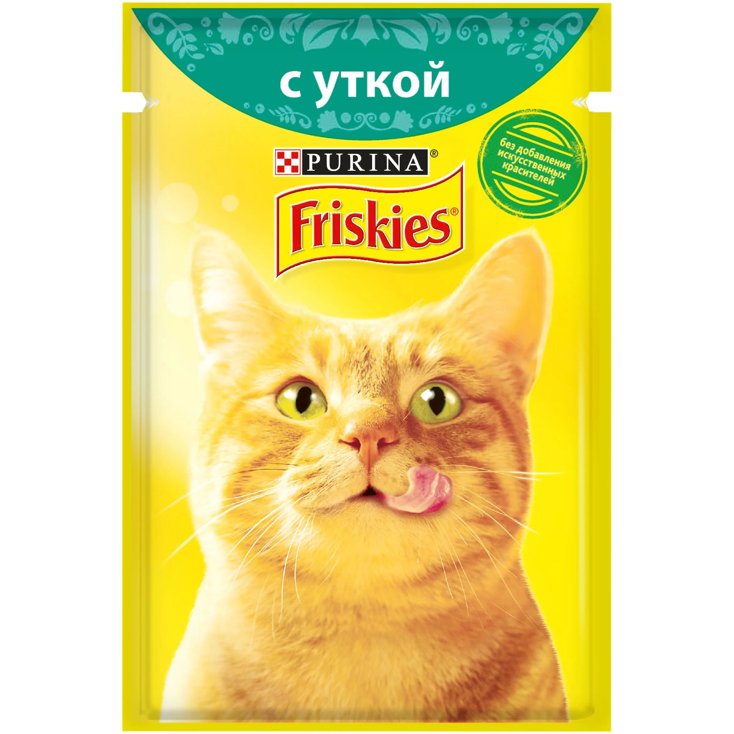 Набор влажный корм для кошек Friskies с уткой в подливе, Пауч, 85 г x 24 шт