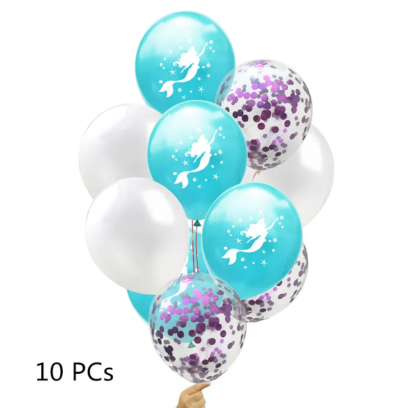 

10 PCs/Set 12 inch Latex Balloons with Confetti Party Birthday Valentine's Day Anniversary Wedding Shiny Decoration Blue Purple