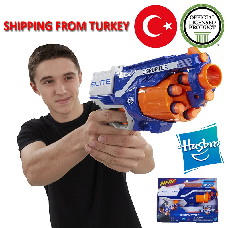 Nerf N Strike Strongarm Elite Blaster Дарт Disruptor игрушечный пистолет бластеры дети вытачки Hasbro