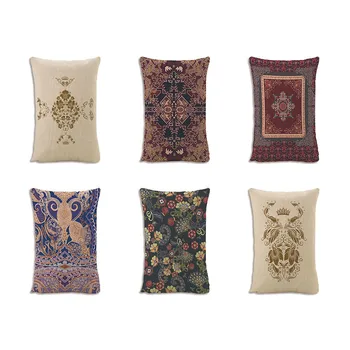 

2019 NEW Home decorative pillow couch cushion 30x50cm pillow case luxury patterns printed bedding pillowcase Euro style YLW