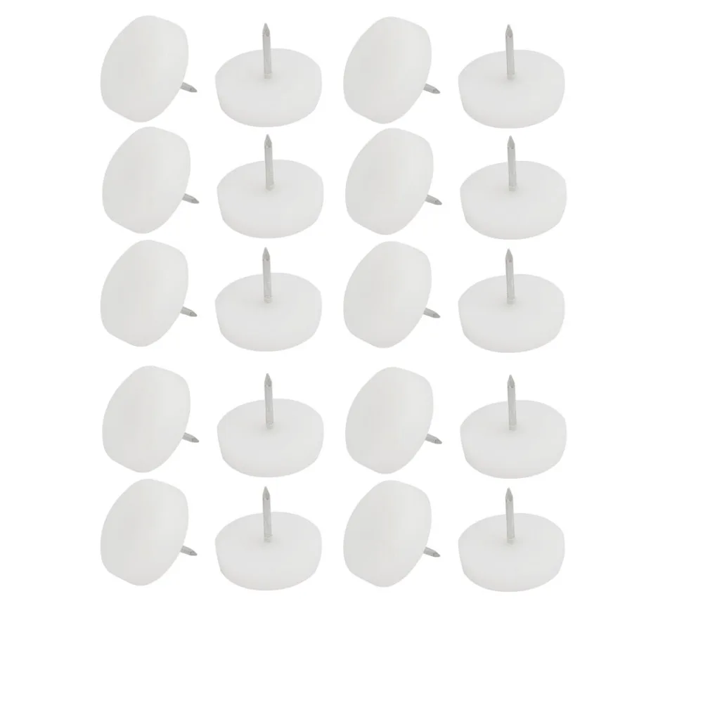 

20pcs Furniture Table Chair Foot Leg Skid Glide Nails Protector 29 x24mm To Prevent The Legs Of Furniture Casters Hardward