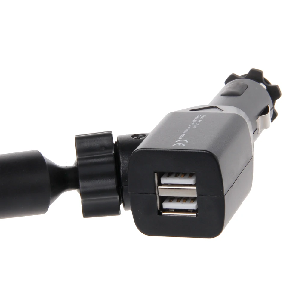 Автомобильный Стайлинг автомобильный прикуриватель держатель+ 2 USB порта зарядное устройство для сотового телефона