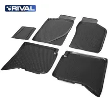 Для Great Wall Hover H3- Коврики в салон 5 шт./компл. полиуретан Rival 12001001