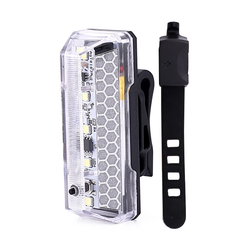 Best USB Rechargeable Bicycle Rear Light Cycling LED Taillight Waterproof MTB Road Bike Tail Light Back Lamp for Bicycle 12