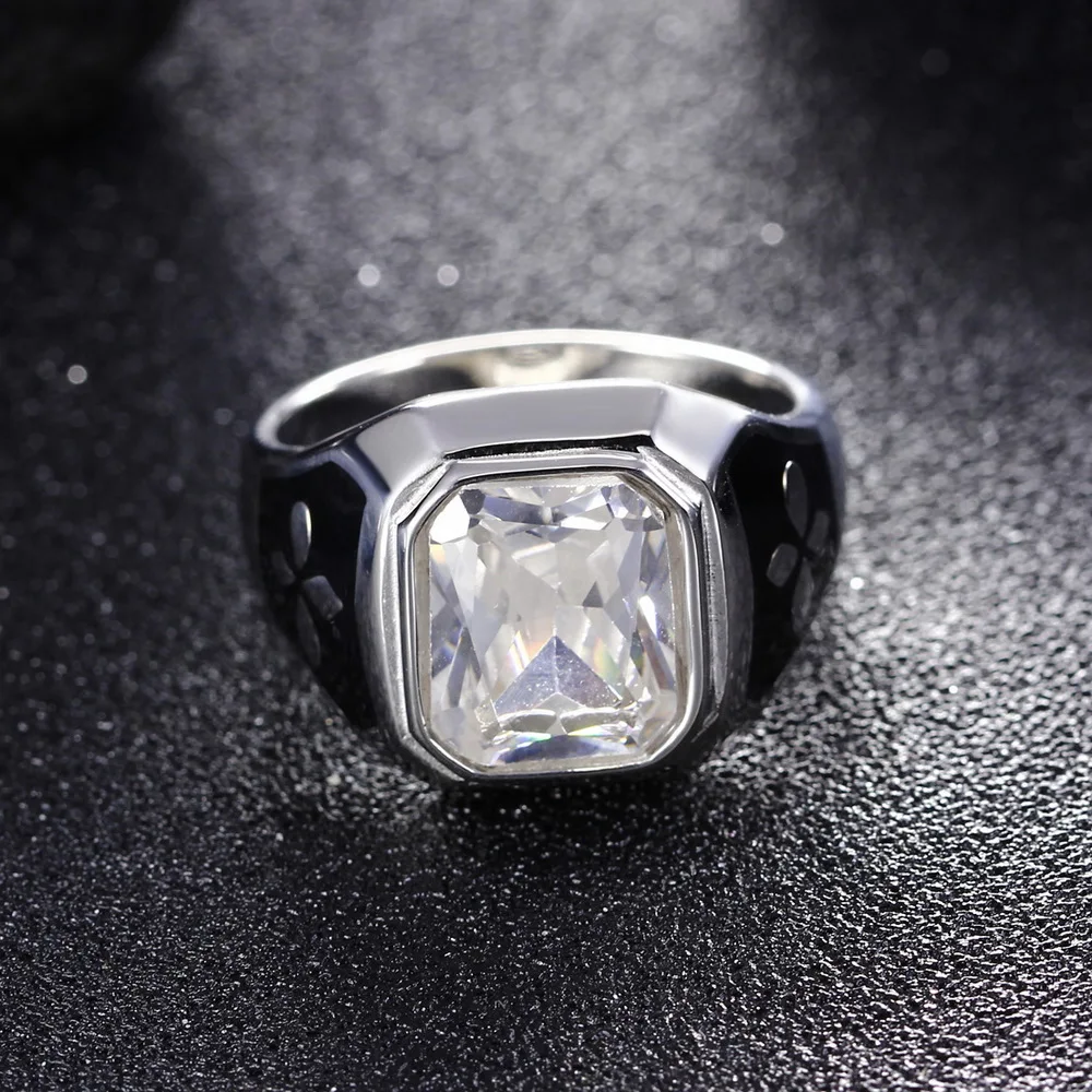 DreamCarnival 1989 Big Discount Clearance Size 11, 12 Big Sizes Rings for Men Women Stainless Steel Classic Bold Design Ring