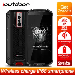 IP68 ioutdoor Polar 3 смартфон 4G 5,5 "18:9 Android 8,1 3 GB + 32 ГБ Face ID Беспроводной зарядки Водонепроницаемый мобильного телефона NFC 4000 mAh