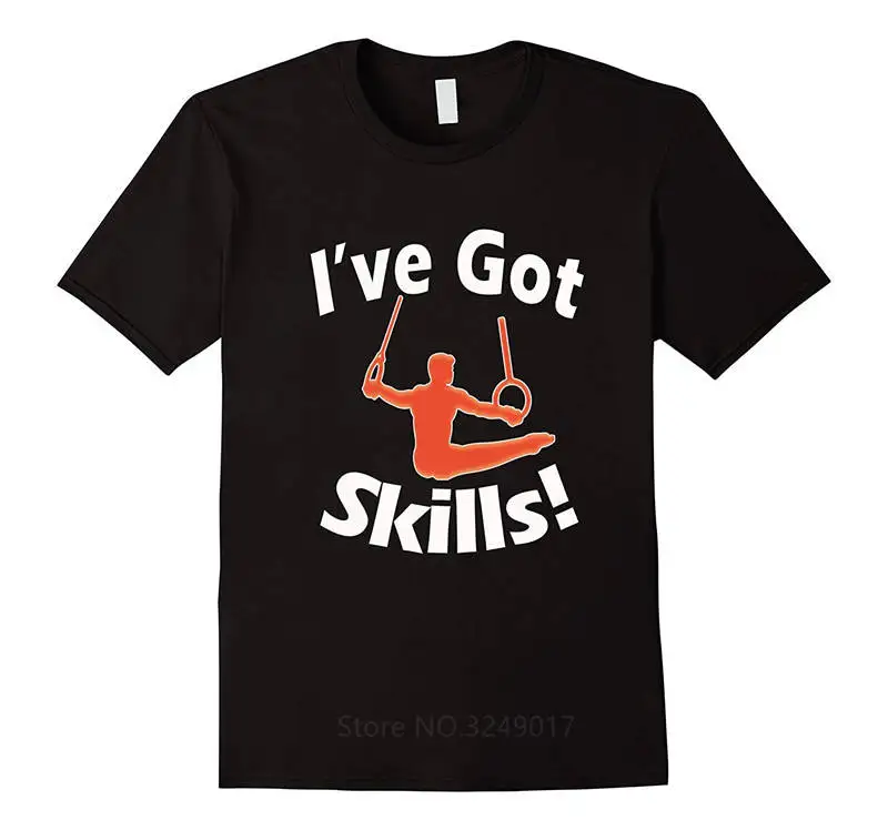 

100% Cotton Tee Tops Crew Neck Men I'Ve Got Skills Short-Sleeve Printing Machine T Shirts