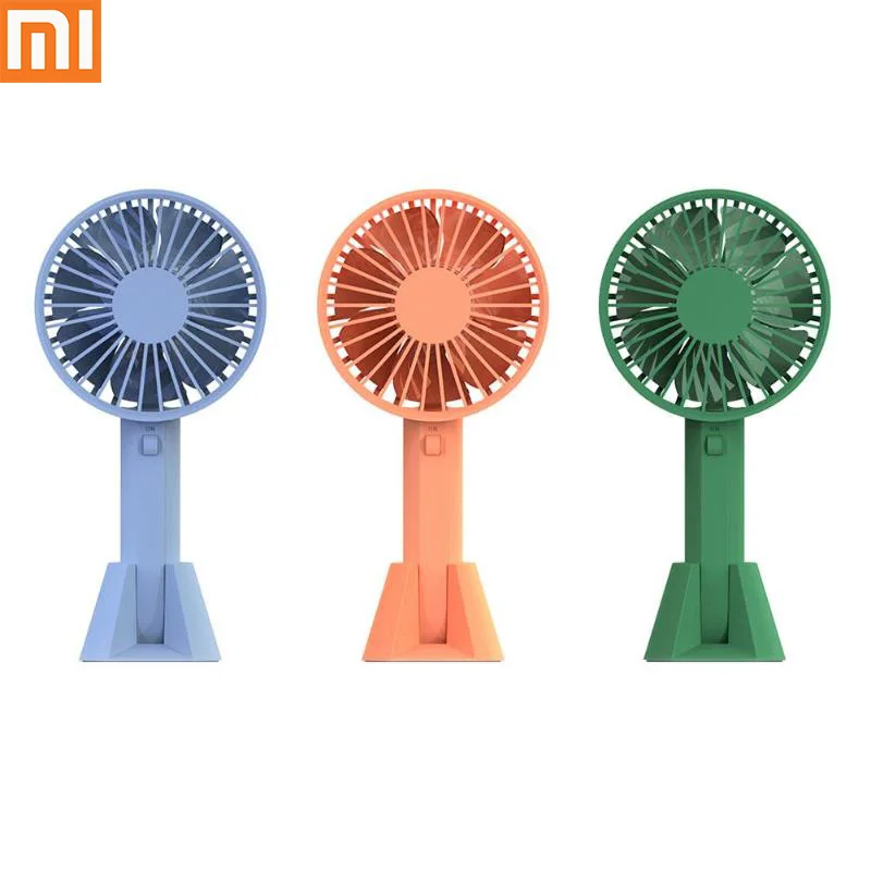 Оригинальный вентилятор Xiaomi VH портативный 3 скорости охлаждения ручной с перезаряжаемой встроенной батареей 2000 мАч usb порт удобный мини вентилятор|USB-гаджеты| | АлиЭкспресс