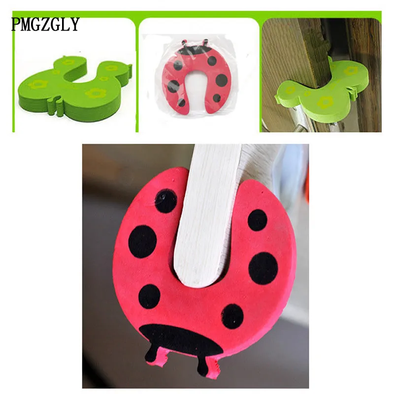 5pcs/lot Animal Jammers Stop for Children Door Stopper Holder Finger Protector Kids Baby lock Safety Edge Corner Guards Cartoon