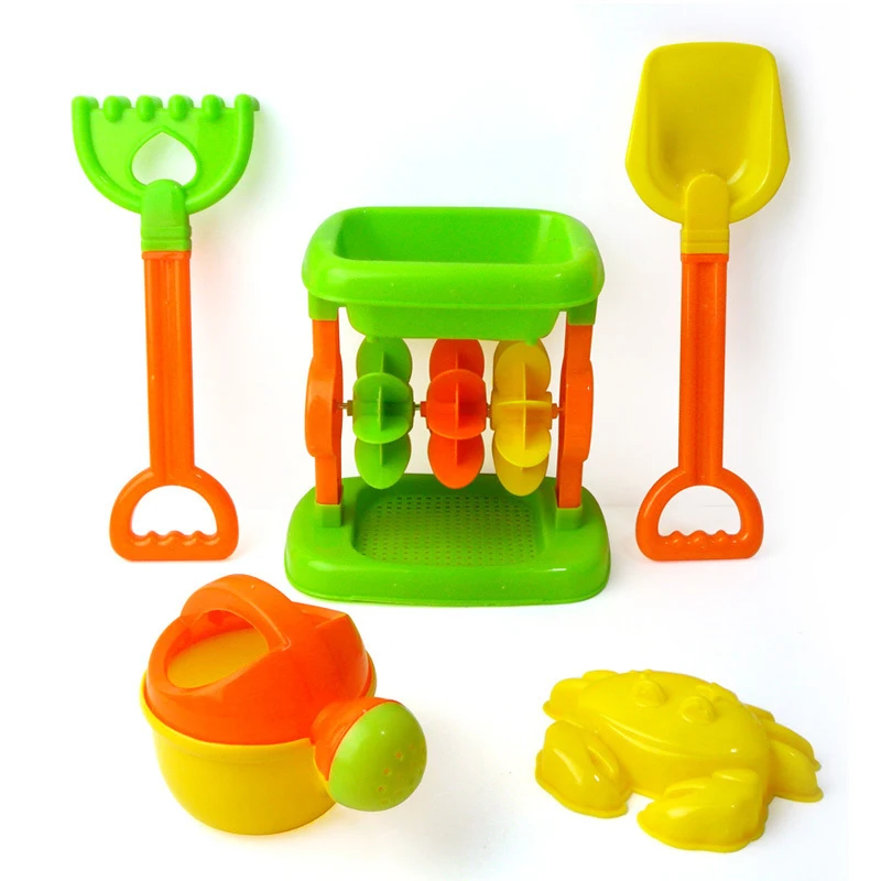 Beach Sand Toys For Kids, Beach Toys Including Bucket/Rakes/Watering Cans/Animal Molds, Children Outdoor Toys Bucket And Spade Set For Toddlers Age