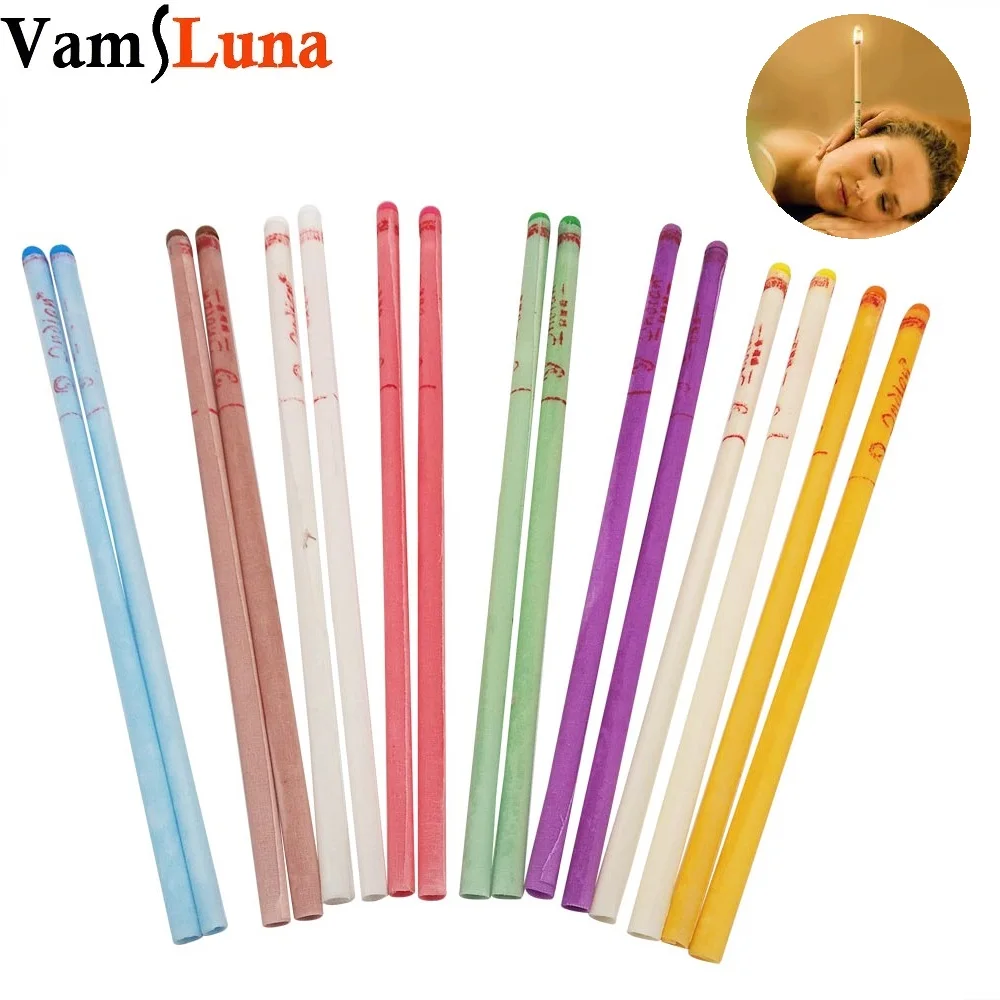 Buy 50X Cylinder Ear Cone Candles With Natural Bee Wax