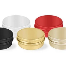 500 шт/Партия 15 г Черная алюминиевая банка 15 мл пустая маленькая губная масляная косметический крем для глаз бутылка Batom дорожный лосьон Оловянный Контейнер#23