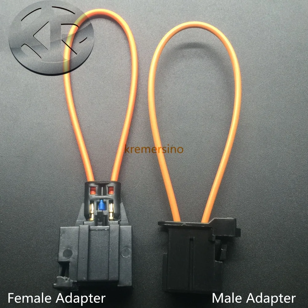 

Fiber MOST optical optic loop bypass Male & Female Adapter Diagnostic Cable for Audi BMW Porsche Mercedes-Benz 1-1355426-1