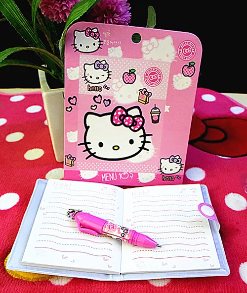 Милый Kawaii Hellokitty Note Boook+ Шариковая ручка KX-C3062