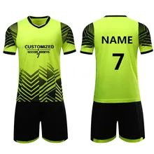 Conjuntos de fútbol para niños, camisetas de fútbol para niños jóvenes, conjunto deportivo, traje de entrenamiento, uniformes transpirables, impresión personalizada, nombre, logotipo