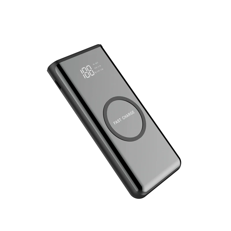 New Wireless Charging Power Bank 10000mAh External Battery Portable Mobile Backup Bank Charger Powerbank For iPhones Samsung New Wireless Charging Power Bank 10000mAh External Battery Portable Mobile Backup Bank Charger Powerbank For iPhones Samsung