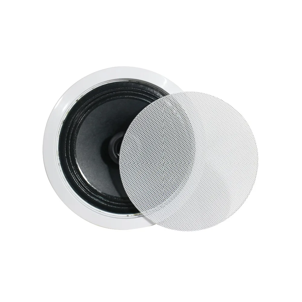 

Home audio 6 inch Wireless Bluetooth active ceiling speaker system 2x20W in pair designed for fast installation,hotel,room