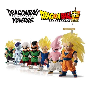 Dragon Ball Z DBZ Adverge 10 Broly Goku Vegeta Majin Buu Gohan Freeza PVC model Figure Toys Figurals Dolls 100% original bandai tamashii nations s h figuarts shf exclusive action figure majin vegeta from dragon ball z