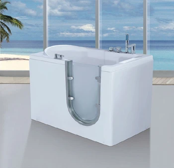 

Acrylic Dual Massage Outward Swing Door Walk in Bathtub