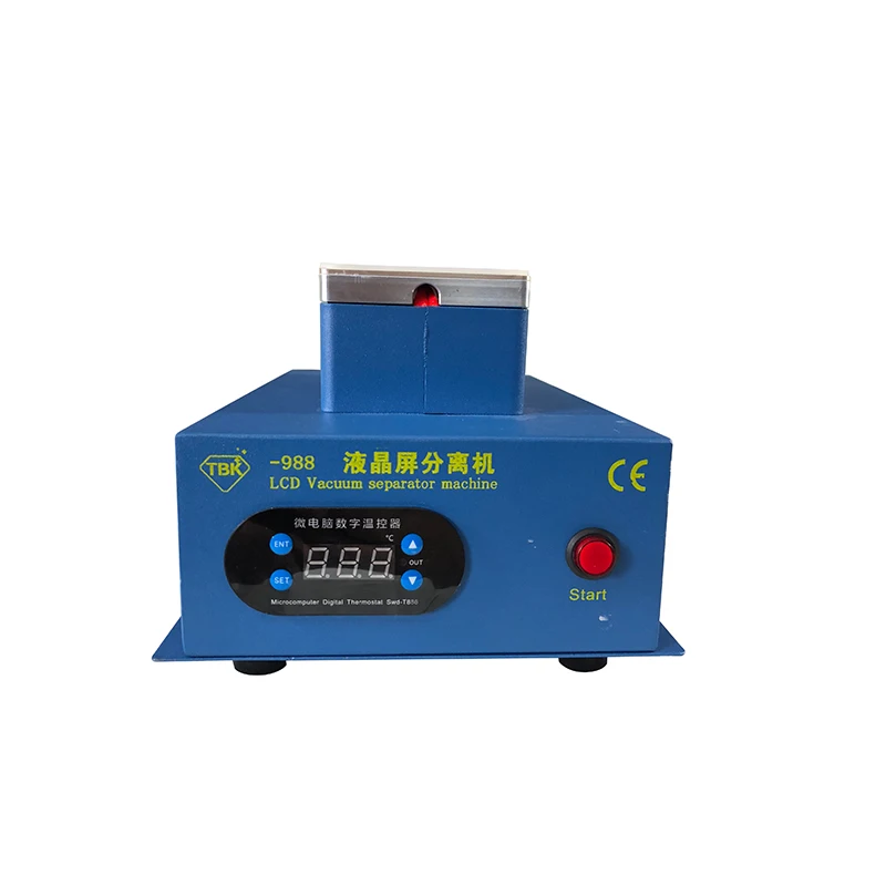 

TBK 988 Vacuum edge lcd separator machine double built in pump suction heating lcd Manual separator for samsung screen repair