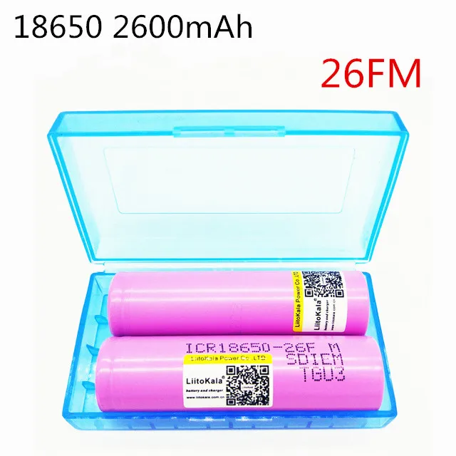 Liitokala-4-p-s-lote-100-Novo-Original-Para-Samsung-ICR18650-26FM-18650-2600-mAh-Li