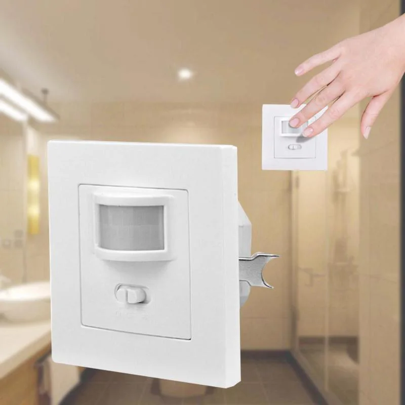 

AC 110V-240V Infrared PIR Motion Sensor Recessed Wall Module Light Switch