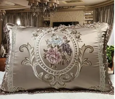 

Vintage luxury cushion cover pillow case jacquard lumbar pillowcase decorative pillow cover indoor