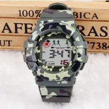Camouflage font b Children b font font b Watch b font Boy Small Middle Student Sports