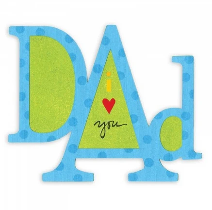 

Word, Dad Border 75*62mm Metal Cutting Dies Scrapbooking Album DIY Card Craft Embossing Die Cuts New 2019 Arrival