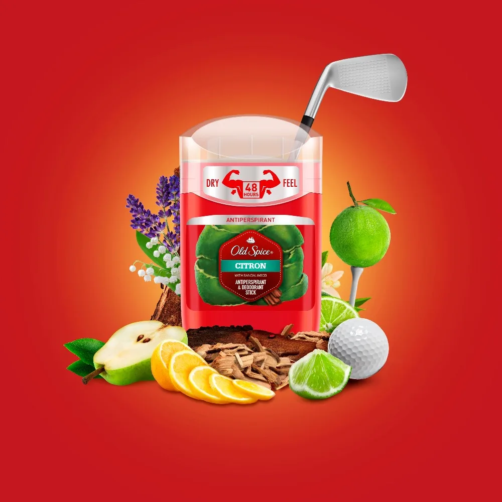 Old Spice Твердый Дезодорант-Антиперспирант Citron 50мл