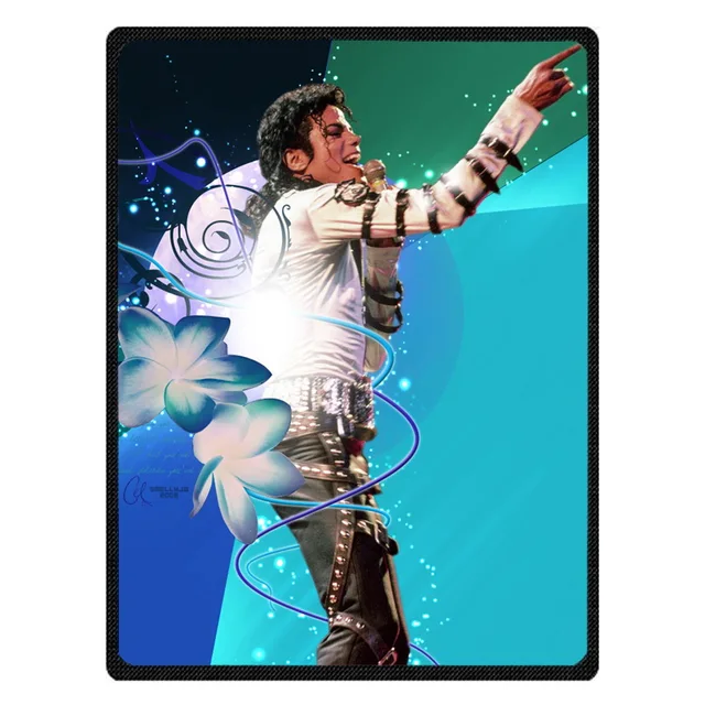 michael jackson Throw Blankets Customized Blanket Manta Coral Flannel