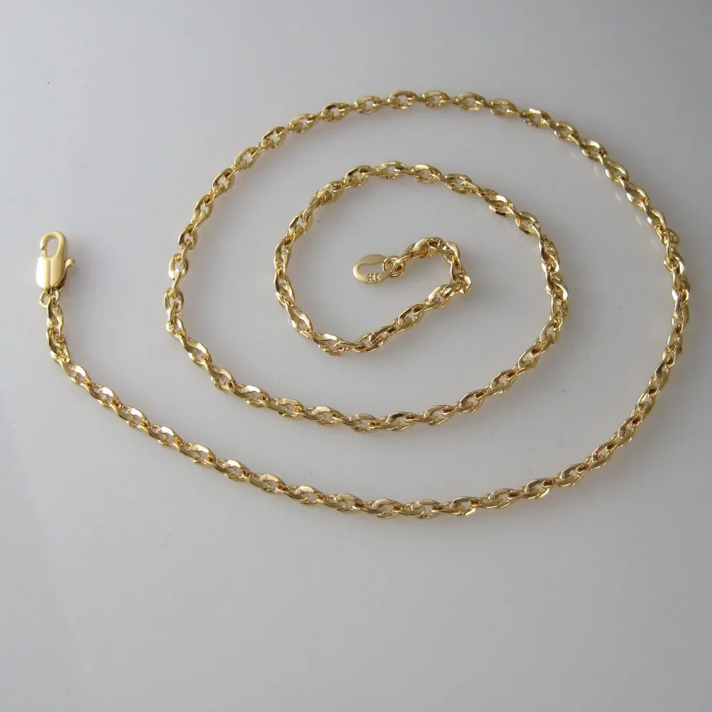 Ожерелье из звеньев под желтое золото 6 г 18 дюймов отличный подарок производитель