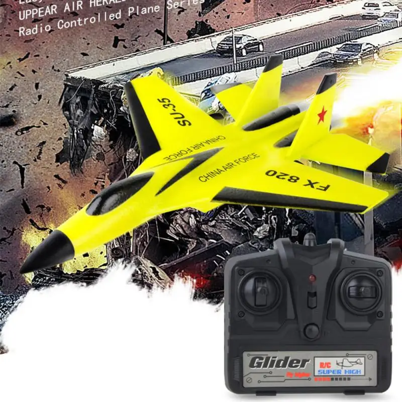 RC Fight Fixed Wing RC drone FX-820 2,4G радиоуправляемая модель самолета Радиоуправляемый Дрон вертолет Квадрокоптер радиоуправляемые игрушки