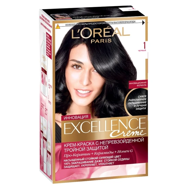 LOREAL EXCELLENCE hair color tone 1 black _ - AliExpress Mobile